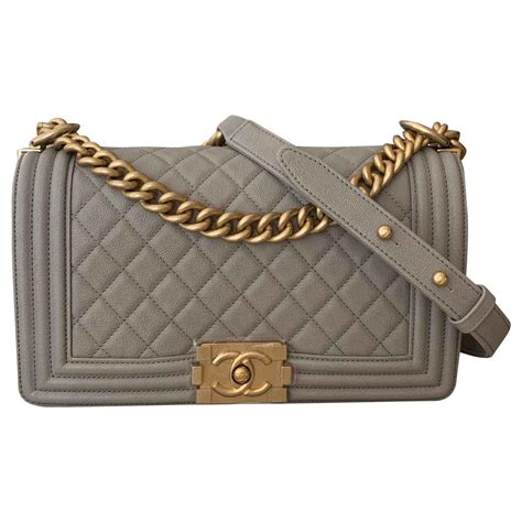 chanel boy grey|Chanel bags for boys.